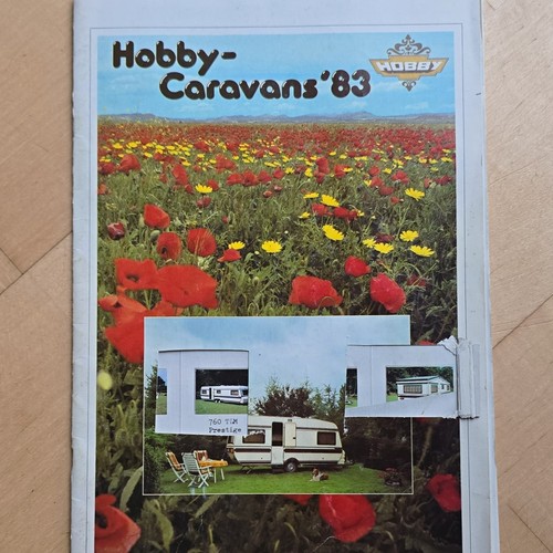 Hobby caravans 1983 prospekt - hobby,